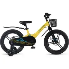 Детский велосипед Maxiscoo Jazz Pro 18 2026 / MSC-J1855P (желтый матовый)