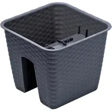 Кашпо Prosperplast Ratolla Square DRLB280-S433 (антрацит)