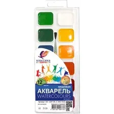 Акварельные краски ЛУЧ Классика / 19С1287-08 (12цв)