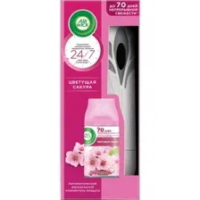 Освежитель воздуха автомат AirWick Freshmatic Нежность шелка и лилии 250мл