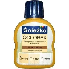 Колеровочная краска Sniezka Colorex 0.1 л (№63, орех светлый)