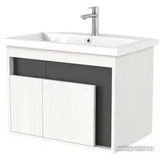 Дабер Тумба под умывальник 016 Cersanit Como 70 Т16.7C.0.20 (белый древесный/серый)