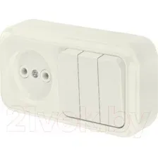 Блок розеток Bylectrica 3В-РЦ-525 (бежевый)