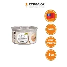 Влажный корм Pettric Cherie Chicken Formula Рубленная курица с куриной печенью, 6х80гр.
