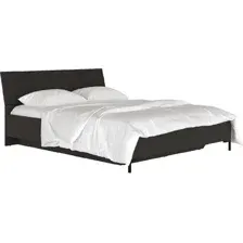 Двуспальная кровать Black Red White San Gimignano LOZ160х200 М (антрацитовый/антрацитовый/готика)