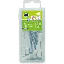 Дюбель универсальный ЕКТ 5.0х60 B008006 (8 шт)