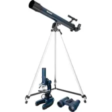 Телескоп, микроскоп и бинокль LEVENHUK Discovery Scope 3 с книгой (77822)