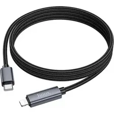 Кабель Hoco X112 USB Type-C - Lightning (1 м, черный)