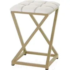 Табурет AMC Comfort 8К10.12 (кожзам белый/капучино)