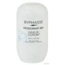 Дезодорант шариковый Byphasse Cotton Flower 48H С экстрактом хлопка (50мл)