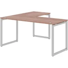 Стол угловой Xten-Q XQCT 1615 Silver (R), дуб сонома