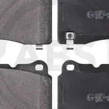 Тормозные колодки дисковые передняя ось A.B.S. 37857