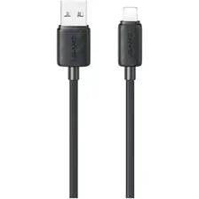 Кабель Usams US-SJ689 USB Type-A - Lightning (1 м, черный)