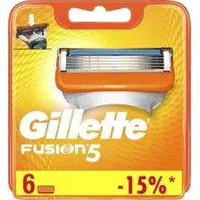 Сменные кассеты для бритья Gillette Fusion5 (6 шт) 7702018918102