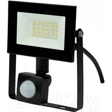 Уличный прожектор Uniel ULF-F62-30W/6500K SENSOR IP54 200-240В BLACK UL-00007125