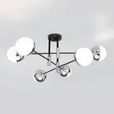 Люстра средней высоты Евросвет Nuvola 70129/6 (хром)
