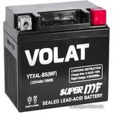 Мотоциклетный аккумулятор VOLAT YTX4L-BS (4 А·ч)