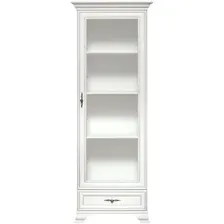 Шкаф-витрина Black Red White Kentaki S320-REG1W1S (белый)