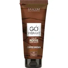Тонирующая маска для волос Farcom Professional Go Vibrant (200мл, кофейный коричневый)