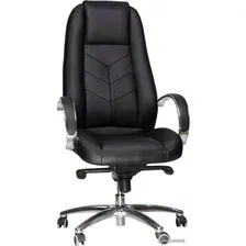 Офисное кресло Everprof Drift Alu (черный, экокожа, резиновые ролики)