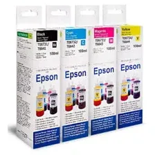 Комплект контейнеров с чернилами Revcol Для Epson серия L 4 цвета Dye / 128966 (100мл)