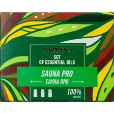 Набор эфирных масел Aroma'Saules Sauna Pro, для бани и сауны, 3х10 мл