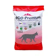 Наполнитель для туалета древесный комкующийся ECO-PREMIUM лаванда 55 л, 20,2 кг (4631155489011)