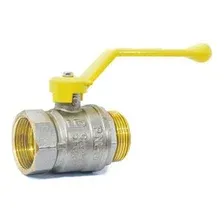 Кран шаровой 1/2 нар.-вн. ручка (ГАЗ) PN 40 LD