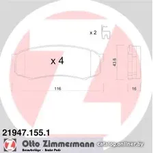 Тормозные колодки Zimmermann 219471551