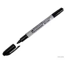 Маркер перманентный двусторонний "Multi Marker Twin" (чёрный)