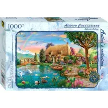 Пазл Step Puzzle Коттедж на берегу озера