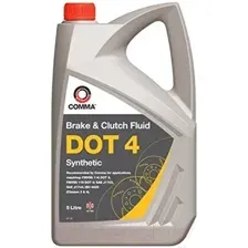 Тормозная жидкость Comma DOT 4, BF45L, 5 л