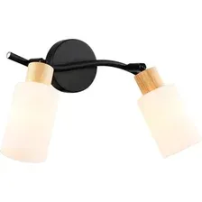 Спот Ambrella light TR8721/2 BK/WD (черный/дерево)