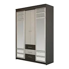 Шкаф распашной Горизонт Уют/Юнона комби 160 (венге/дуб)