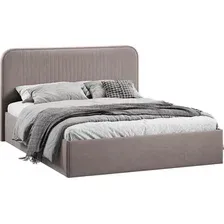 Кровать Трия Тиффани Тип 1 c ПМ 140x200 (велюр Мокко темный)
