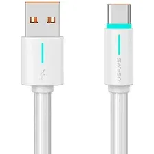 Кабель Usams SJ732 USB Type-A - USB Type-C (1 м, белый)