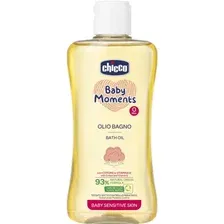 Масло для ванны Chicco Baby Moments, без слез, с хлопком и витамином Е, 00010240000000, 200 мл
