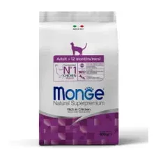 Сухой корм Monge Cat Daily Line для взрослых кошек, из курицы 400гр