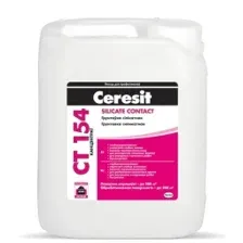 Грунтовка силикатная Ceresit CT-154 (бесцветная) 10 л