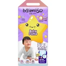 Подгузники-трусики детские Mimiso 5 XL 13-20кг (36шт)
