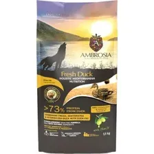 Сухой корм для собак Ambrosia Mediterranean для взрослых собак свежая утка / U/AHD1.5 (1.5кг)