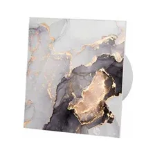 Вентилятор вытяжной накладной AIRROXY dRim 100TS-C188 с декоративной панелью розово-золотой мрамор