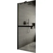 Душевая стенка MaybahGlass 195x69 MGD-725-6у (сатин стекло/черный)