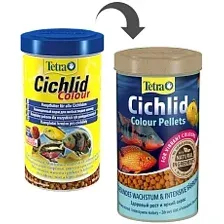 Tetra Корм Cichlid Colour Pellets 10 л
