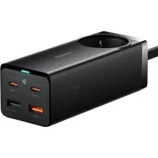Сетевое зарядное Baseus GaN3 Pro Desktop Powerstrip AC+2U+2C 65W PSZM000901