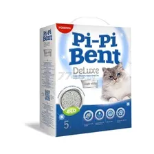 Наполнитель для туалета бентонитовый комкующийся PI-PI BENT Deluxe Magic White 5 л (01366)