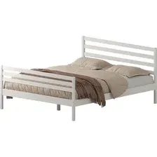 Кровать Домаклево Лето 180x190+В2+Н2 (белый)