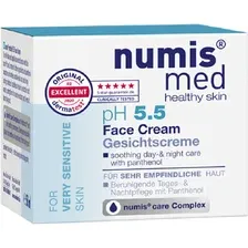 Numis med / Нумис мед Крем для лица pH 5,5 успокаивающий день-ночь для чувствительной кожи с пантенолом, 50 мл.