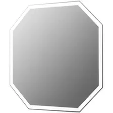 Пекам Зеркало Octagon 120x80 octagon-120x80dcl (с подсветкой, с сенсором на взмах руки, часами)