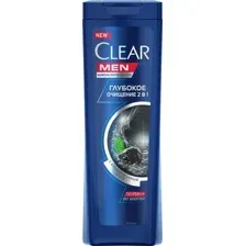 Шампунь Clear Men Vita ABE актив глубокое очищение 2 в 1 против перхоти 400 мл